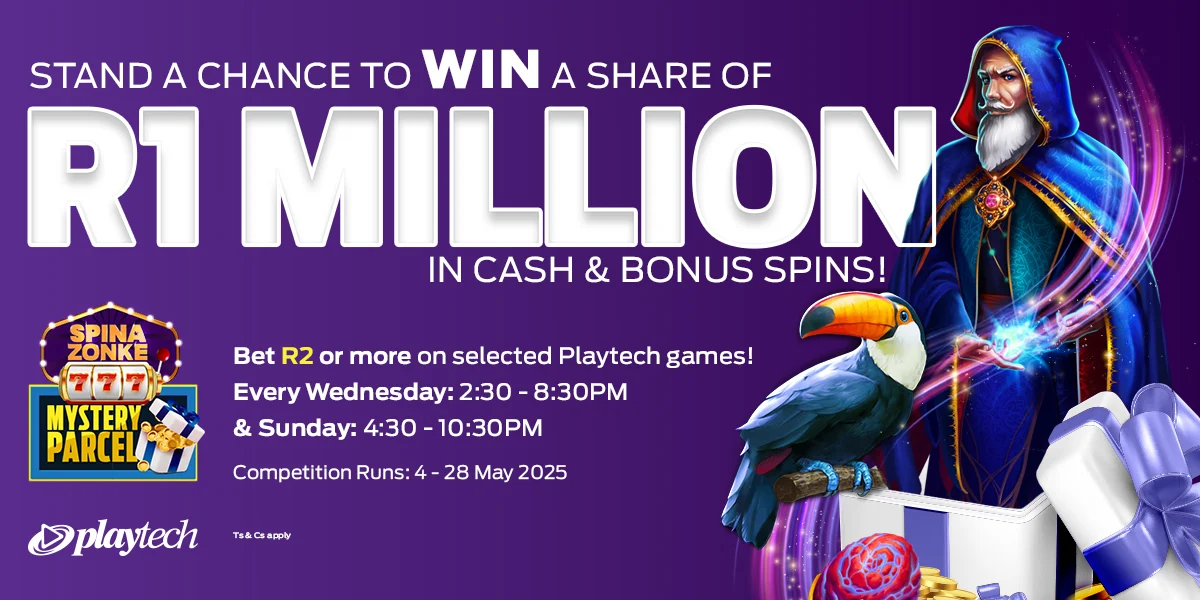 R1 Million Up for Grabs in Playtech Mystery Parcel Promo on 
Hollywoodbets