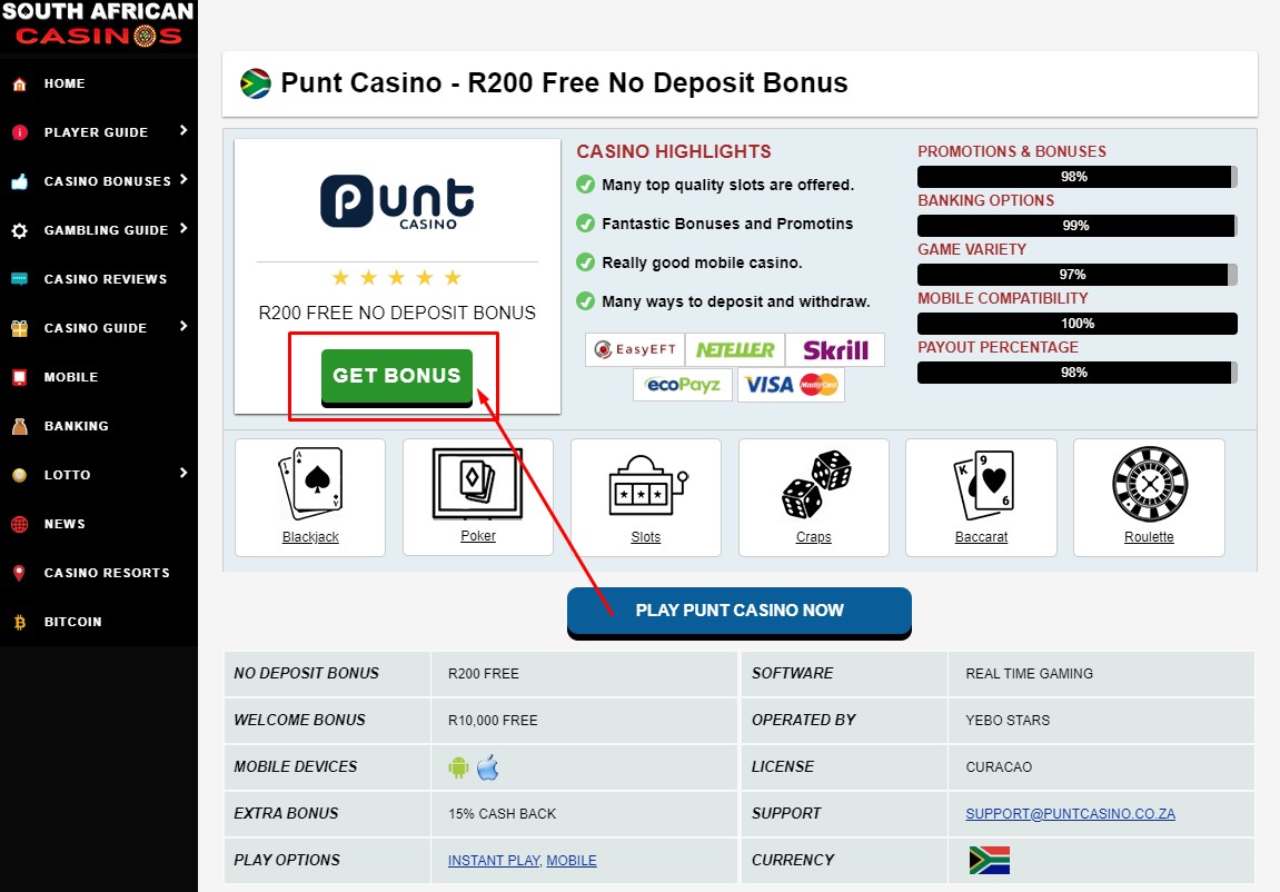 Yebo casino no deposit bonus 2020 2021