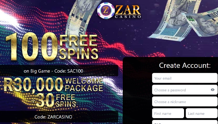 ZAR Casino - 500% Bonus up to R15,500 FREE!!